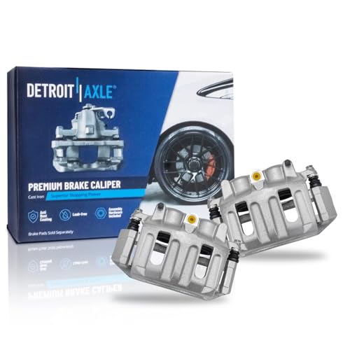 Image of Detroit Axle - 4WD Front Brake Kit for 1997 1998 1999 2000 2001 2002 2003
