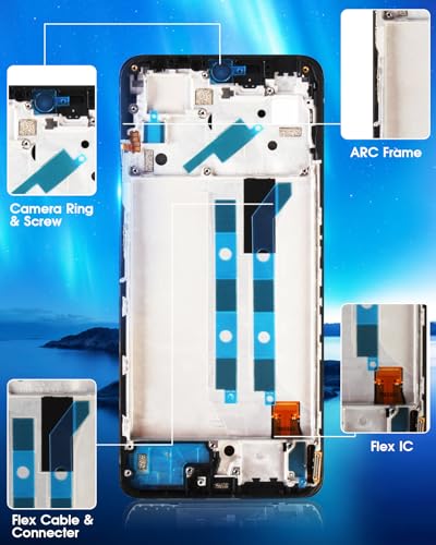Réparer un écran cassé de Redmi Note 12 Pro 4G via ce LCD complet