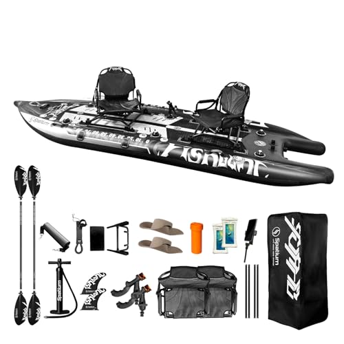 Spatium Inflatable Fishing Paddle Board with Accessories