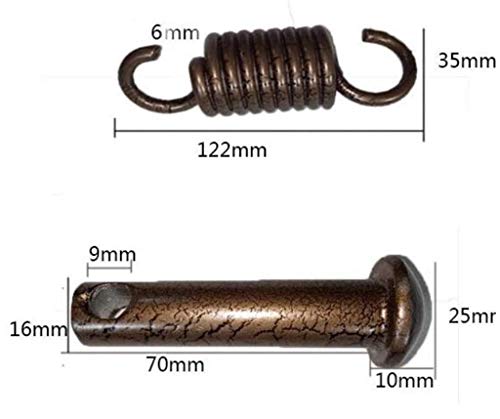 Mkki Hammock Chair Ultimate Hanging Kit-500 Lb Capacity Hammock Spring For Hanging Basket Chairs Hammock And Porch Swings (Brown) #TOP5