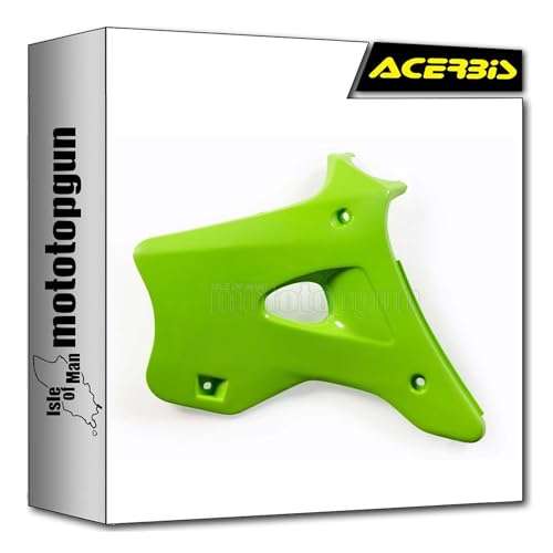 Radiateur scoops vert Acerbis pour Kawasaki KX 250 2T 1995-1998 Mototopgun