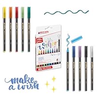Edding 1340 Brush Pen - Set Of 10 - Soft Colours - Flexible Brush Nib - Felt-nib Pen For Painting, Writing And Drawing - Bullet Journals, Hand - View #12
