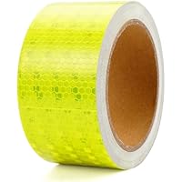 Cinta Reflectante Amarilla, 5cm x 10m Cinta Reflectante