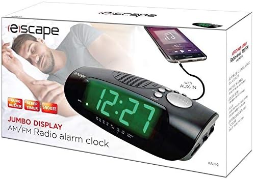 Escape RA930 alarm clock in its retail packaging