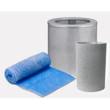 Filter Replacement Bundle T600 - Tar Barrier pack of 6 + 26 Lbs Carbon Filter + HEPA Barrier Filter by Airpura Airpurifiers