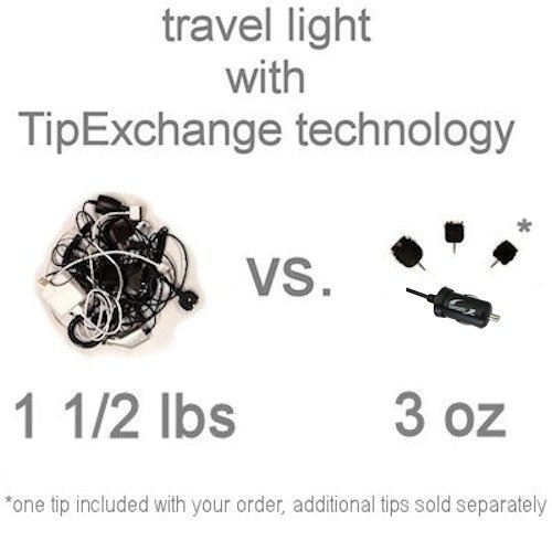 Gomadic Intelligent Compact Car/Auto DC Charger Suitable for The Garmin Montana 680 / 680t - 2A / 10W Power at Half The Size. Uses Gomadic TipExchange Technology