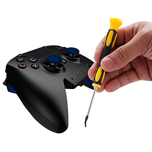 T6 T8 T10 Screwdriver Tool Set for Xbox One Xbox 360 Controller and PS3 PS4 Console Repair Security Screw Driver with 2 Spudger Pry Bars, 1 Cleaning Brush and 1 Triangle Paddle …