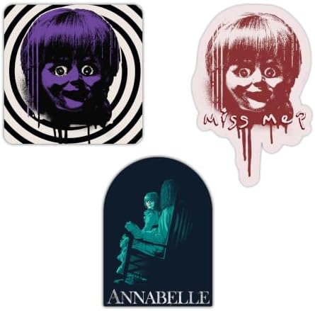Elektroplate Annabelle Possessed Doll Premium Dynamic Car Decal Set of 3