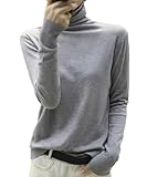 [Bidason] セーター レディース タートルネック ケーブルニット 暖かい 柔らかい ストレッチ インナー 着痩せ 長袖 着回し力 無地 シンプル お洒落 可愛い トップス カジュアル 通勤 秋 冬