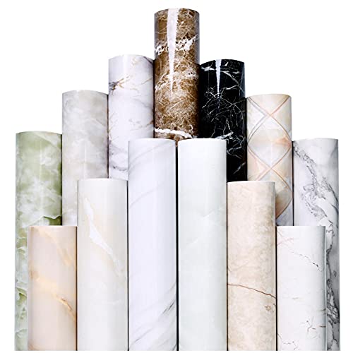 Suelo vinilo autoadhesivo impermeable de PVC lavable para forrar muebles y encimeras de cocina 5