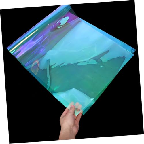 Vinilo adhesivo iridiscente para ventana multicolor 100x40 cm miniatura 4