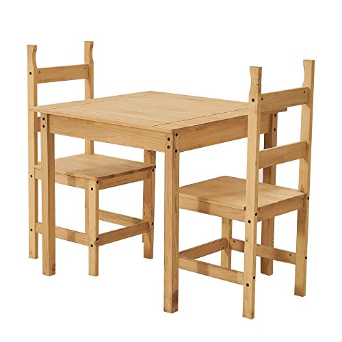 Image of Panana Corona Dining Set With Chairs Home Kitchen Dining Room Furniture Set (Table with 2 Chairs)