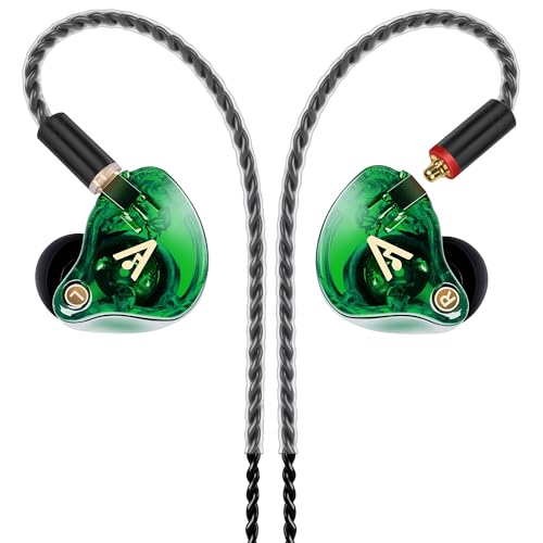 Image of Audiovance Vibes 202 HiFi Wired Earbuds, IEM in-Ear Monitor Headphones