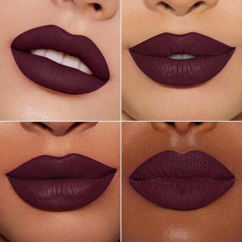 Image of MAKI YIKA Dark Brown Lipstick Liquid for Women Long Lasting Lipsticks