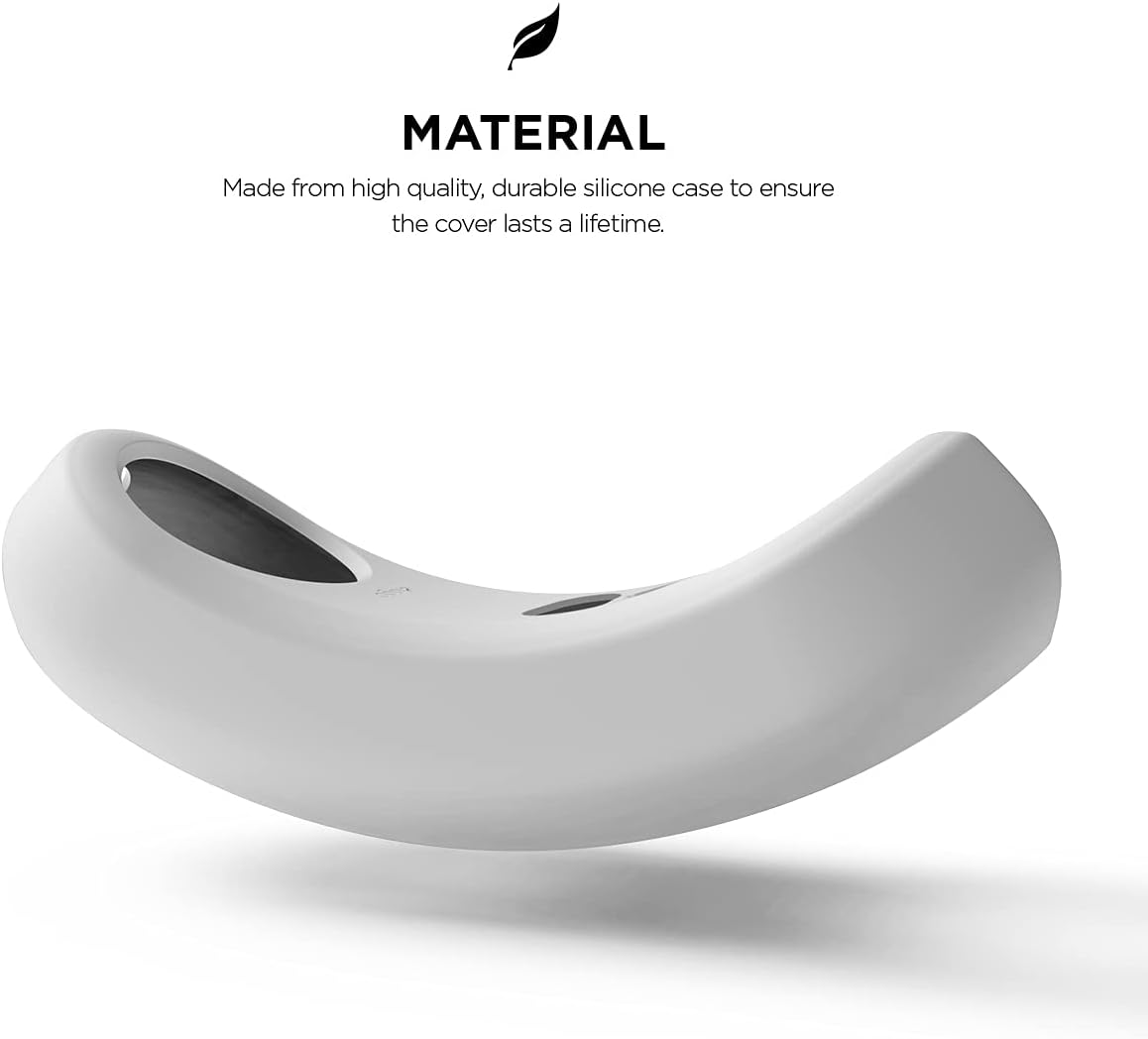 elago Silicone Case Designed for Google Nest Hello Doorbell Cover (Wired) [White] - Full Protection, Night Vision Compatible [US Patent Registered]