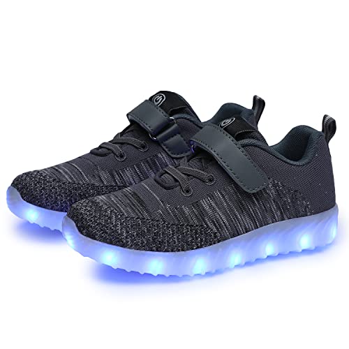 AoSiFu Kids Light Up Shoes Toddler Girls Boys Breathable Led Flashing Sneakers USB Charge2