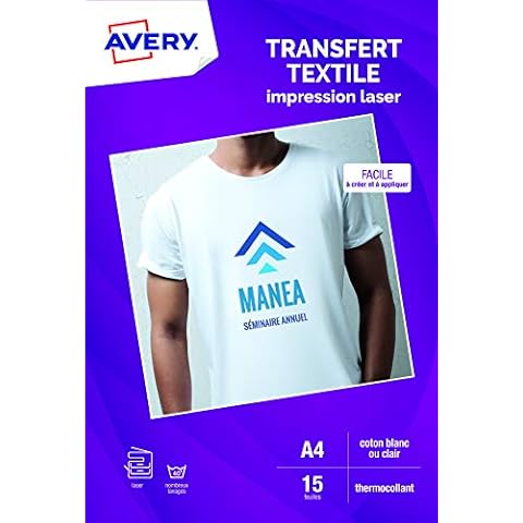 Transferts Textiles AVERY A4 Cover