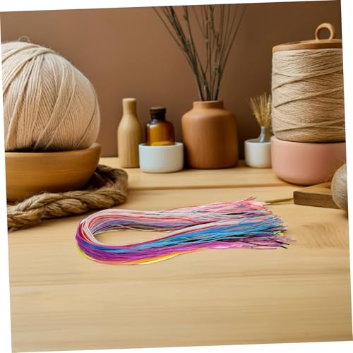 Corde plastique DIY légère lot de 600 pièces multicolores