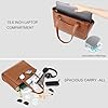 Myhozee Handtasche Damen Groß Tasche Shopper Schultertasche Laptoptasche 15.6 Zoll, Elegant Arbeitstasche PU Leder Handbags Tote Bag Lehrertasche Women mit 4 Fächern für Uni Schule Büro #4