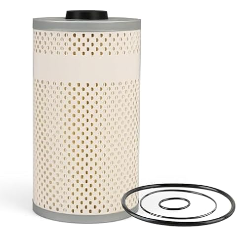 FF5369 Fuel Water Separator Filter, Fuel Filter Element Replacement for Freightliner Diesel Engine Trucks Replace 380087 85105574 PF7548 23521528 P550757 with O-rings Cover