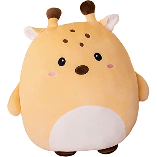 Grafingy Cute Deer Plush Pillow, 16 inch Deer Stuffed Animal Toy Kawaii Plushies Throw Pillow Toys Gifts for Room Decor Kids Birthday Valentine