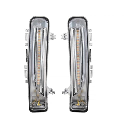 Feu antibrouillard LED pour Ford Edge 2009-2014 avec feux diurnes blanc et jaune