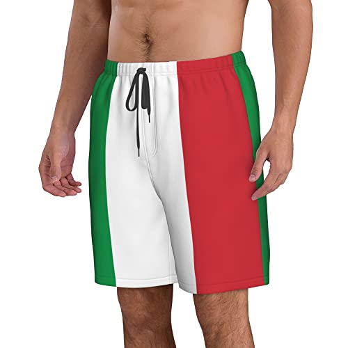 CUTEDWARF Italian Flag Men's Swim Trunks Beach Swimwear Beach Shorts Summer Board Shorts4