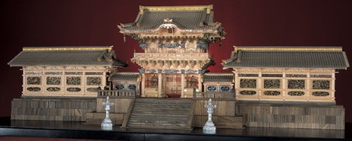 日光東照宮　陽明門　木製模型 伝統的デザイン 日光東照宮 陽明門 木製模型 伝統的デザイン Wooden Art kigumi