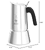 Bialetti - New Venus Induction, Stovetop Coffee Maker, Suitable for all Types of Hobs, Stainless Steel, 6 Cups (7.9 Oz), Silver