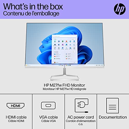 Hp 27-Inch Fhd Monitor With Amd Freesync Technology (2021 Model, M27Fw) #TOP6