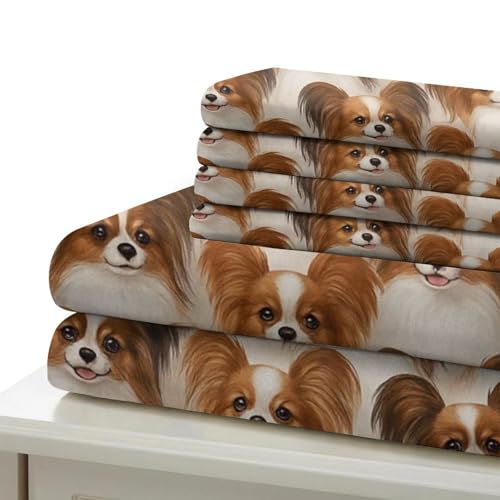 Housse de Couette Chien Papillon Microfibre : Finies les Allergies au Lit - 7