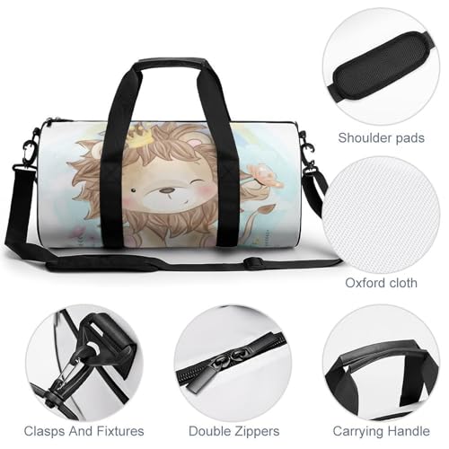 Duffel bag lion cartoon pour ne plus manquer de place en weekend - 5