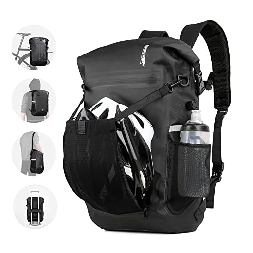 Multifunctional Bike Pannier Bag with Cover