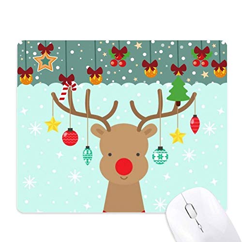 Tapis de souris de Noël antidérapant pour éviter les glissements