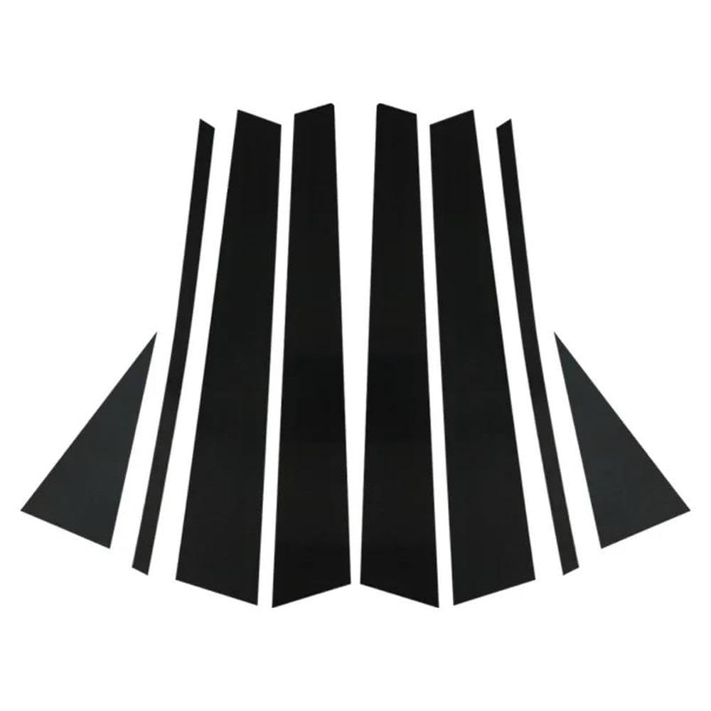 Autocollants de vitres latérales pour Odyssey finition noir brillant effet miroir laqué
