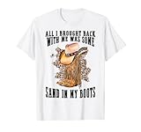 Southern western leopard Cowboy Boots Hat Sand In My Boots T-Shirt