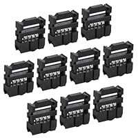QUARKZMAN 10 Position Female IDC Socket x 10 Stück Flachbandkabelverbinder FC-10P für Leiterplatten, Schwarz