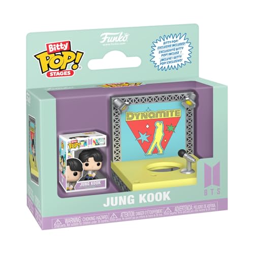 Funko Pop! Bitty Stages: BTS - Dynamite - Jung Kook - Collectable Vinyl Figure - Gift Idea - Official Merchandise - Toys for Kids & Adults - Kpop Fans