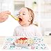 NEWVAVA Disposable Placemats, Stick-on Placemat Table mat Table Topper and Eco-Friendly Tablecloth Portable for Kids, Baby, Toddler
