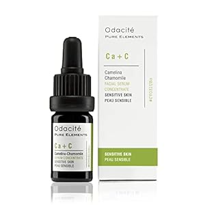 Odacité Anti Aging Serum Concentrate with Camelina + Chamomile, For Sensitive Skin Glow – Lightweight and Hydrating Facial Oil for Redness, Sensitivity & Irritation – 0.17 fl. oz