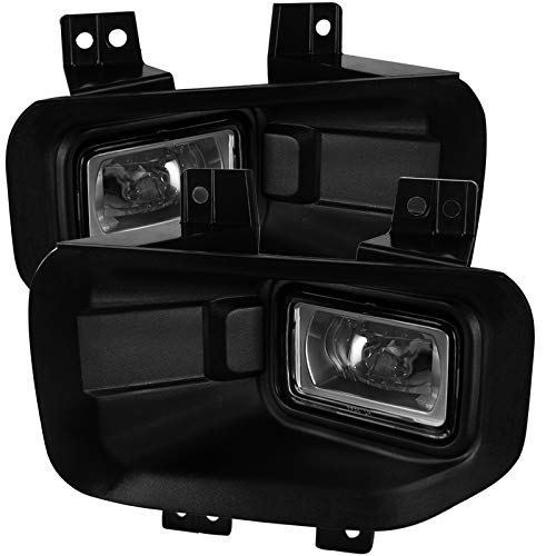 Carpartsinnovate Fits 15-17 Ford F150 SMD LED Clear Lens Fog Lights Driving Bumper Lamps Left+Right