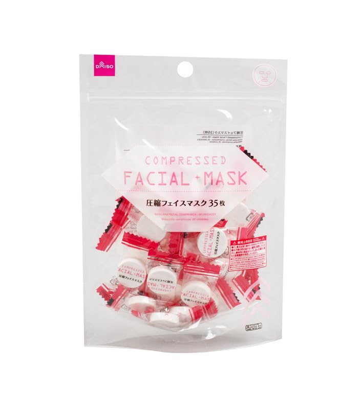 35-Piece Compressed Facial Mask Set, White
