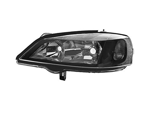 V-MAXZONE PARTS Left Headlight compatible with Opel Astra G 1998 1999 2000 2001 2002 2003 2004 VP1148L Front Car Light Lamp Headlamp Driver Side Headlights Assembly Projector Black LHD