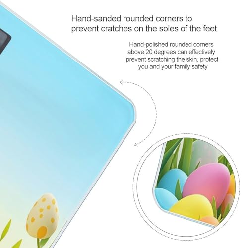 Báscula Digital de Baño Precisa April Easter con Plataforma Amplia miniatura 4