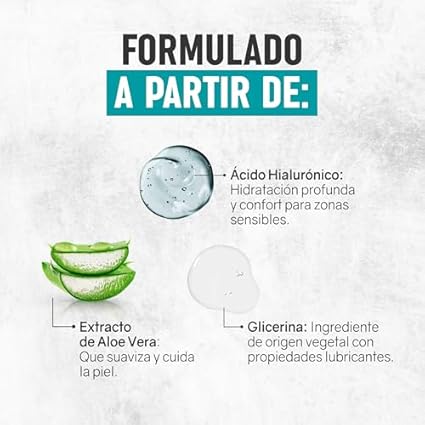 Excite Gel Lubricante Íntimo y Gel de Masaje Efecto Frío con Aloe Vera yAcido Hialurónico | Hidratante, Refrescante, Vegano y Compatible con Preservativos | 200 ml