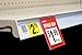 FFR Merchandising 4401947405 Data Strip SuperGrip Label Holder for Shelf Channel, 1-1/4