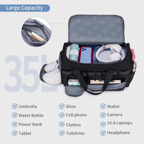 Gym Bags for Men Tactical Duffle Bag Sports Travel Bag Gym Weekender Overnight Backpack with Shoe Compartment and Wet Pocket 3 In 1 Tactical Military Backpack4