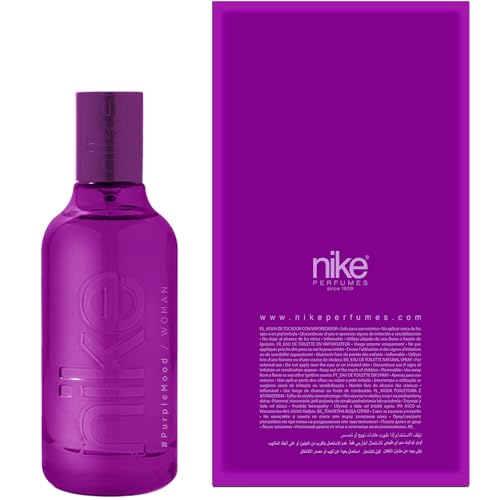 Image of Nike - Purple Mood 100 Ml, Women'S Perfume, Cologne, Scented And Spray Format, Feminine Eau De Toilette, Fresh, Gourmand Fragrance And Long Lasting