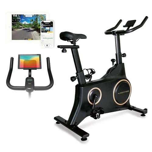 ALINCO エアロバイク トレーニングバイク 静音 8段階負荷 AFBX4124AC ALINCO（アルインコ） フィットネスバイク 折りたたみ 負荷8段階 心拍