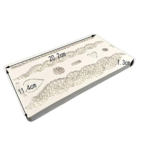 DUBENS 3D Maglia Maglione Tessuto Pizzo Opaco in